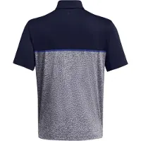 Under Armour Heren Playoff 3.0 gestreept poloshirt (Nachtblauw/Royaalblauw/Nachtblauw)