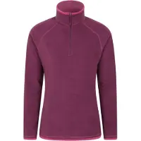 Mountain Warehouse Dames/Dames Montana Half Zip Fleece Top (Bes)
