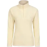 Mountain Warehouse Dames/Dames Montana Half Zip Fleece Top (Geel)