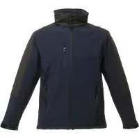 Regatta Heren Hydroforce 3-laags Membraan Waterdichte Ademende Softshell-jassen (Marine / Zwart)