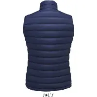 Sols Vrouwen/dames Wilson Lichtgewicht Gewatteerde Bodywarmer (Franse marine)