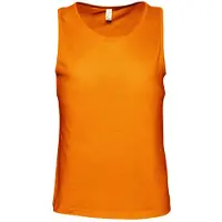 Sols Heren Justin Mouwloze Tank / Vest Top (Oranje)