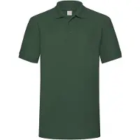 Fruit Of The Loom Heren 65/35 Zwaargewicht Poloshirt (Fles groen)