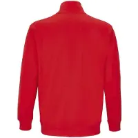 Sols Uniseks Conrad Sweatshirt met Quarter Zip voor volwassenen (Helder rood)