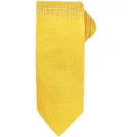 Premier Heren Micro Wafel Formele Work Tie (Zonnebloem)