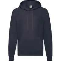 Fruit Of The Loom Lichtgewicht capuchontrui voor volwassenen (Deep Navy)