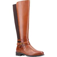 Hush puppies Dames/dames Vanessa lederen kuitlaarzen (Tan)