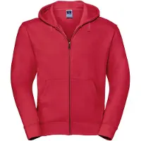Russell athletic Russell Heren Authentieke Sweatshirt met volledige ritssluiting / Hoodie (Klassiek rood)