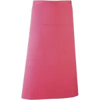 Premier Unisex Kleuren Barschort / Werkkleding (Lange Continentale Stijl) (Pakket van 2) (Fuchsia)