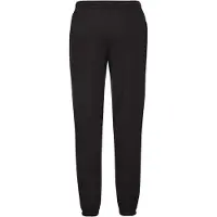 Fruit Of The Loom Heren Elastische manchet Joggingbroek (Zwart)