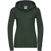Russell athletic Russell Dames/Dames Authentic Full Zip Hoodie (Fles groen)