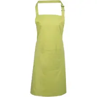 Premier Dames/Dames Kleuren Bipschort Met Zak / Werkkleding (Kalk)