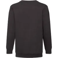 Fruit Of The Loom Kids / Kinderen Klassieke Drop Schouder Sweatshirt (Zwart)