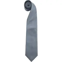 Premier Heren "Kleuren" Gewone mode / Business Tie (Pakket van 2) (Grijs)