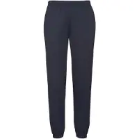 Fruit Of The Loom Heren Elastische manchet Joggingbroek (Deep Navy)