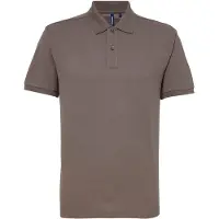 Asquith & Fox Heren Poloshirt met korte mouwen Prestatiemengsel (Leisteen)