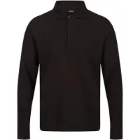Regatta Heren Pro Poloshirt Met Lange Mouwen (Zwart)