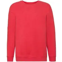 Fruit Of The Loom Sweatshirt met Drop Shoulder voor Kinderen/Kinderen (Rood)