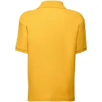 Fruit Of The Loom Kinder/Kinder 65/35 Effen Piqué Poloshirt (Zonnebloem)