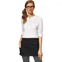 Premier Dames/Dames Kleuren 3 Zakschort / Werkkleding (Zwart)