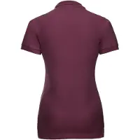 Russell athletic Russell Dames/dames Stretch Short Sleeve Polo Shirt (Bourgondië)