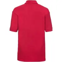 Russell athletic Russell Kinder/Kinder Piqué Poloshirt (Klassiek rood)