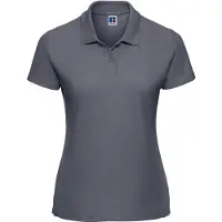 Russell athletic Russell Dames/Dames Klassiek Effen Poloshirt van Polycotton (Konvooi Grijs)