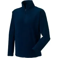 Russell athletic Russell Heren Quarter Zip Fleece Top (Franse marine)