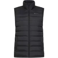 Mountain Warehouse Heren Seasons II gewatteerd gilet (Zwart)