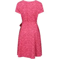 Mountain Warehouse Dames Santorini Bloemen Jersey Wikkeljurk (Rood)