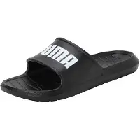 Puma Heren Divecat Lite Sliders (Zwart/Wit)