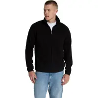 Mountain Warehouse Heren Stockholm Full Zip Fleecejack (Jet Zwart)
