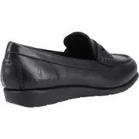 Hush puppies Dames Shelby Leren Instappers (Zwart)