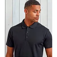 Premier Heren Duurzaam Poloshirt (Zwart)