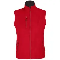 Sols Dames/dames Falcon Softshell gerecyclede bodywarmer (Peperrood)