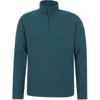 Mountain Warehouse Heren Camber II Half Zip Fleece Top (Benzine)