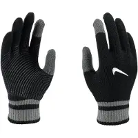 Nike Heren Y Grip Gebreide Handschoenen (Zwart)