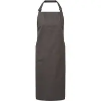 Premier Unisex Volwassenen Biologisch Fairtrade Gecertificeerd Volledig Schort (Zwart)