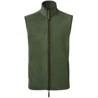 Premier Heren Artisan Fleece Gilet (Mosgroen/bruin)