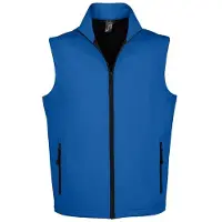Sols Heren Race Softshell Body Warmer (Koningsblauw)