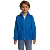 Sol SOLS - "Surf" windjack voor kinderen, model LT3074 (maat 140-146), kleur: koningsblauw