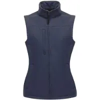 Regatta Dames/dames Flux Softshell Bodywarmer / Mouwloos Jasje (Waterafstotend & Windbestendig) (Marine/Navy)