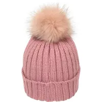 Mountain Warehouse Dames/Dames Geneva Borg gevoerde muts (Lichtroze)