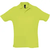 Sols Heren Zomer II Pique Poloshirt met korte mouwen (Appelgroen)