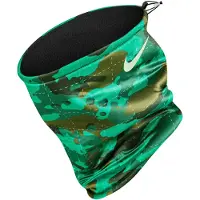 Nike Unisex Dri-FIT nekwarmer voor volwassenen 2.0 omkeerbaar (Zwart/Ruw Groen)