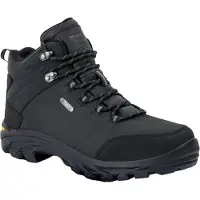 Regatta Grote buitenshuis Heren Burrell Leren Wandelschoenen (Zwart)