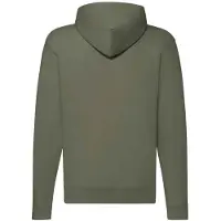 Fruit Of The Loom Klassieke herenhoodie met rits (Klassieke Olijf)