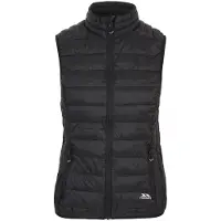 Trespass Dames/dames Teeley Packaway Gilet (Zwart)