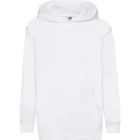 Fruit Of The Loom Kids Unisex Classic 80/20 Hoodie (Wit)