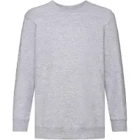 Fruit Of The Loom Kids / Kinderen Klassieke Drop Schouder Sweatshirt (Heide Grijs)